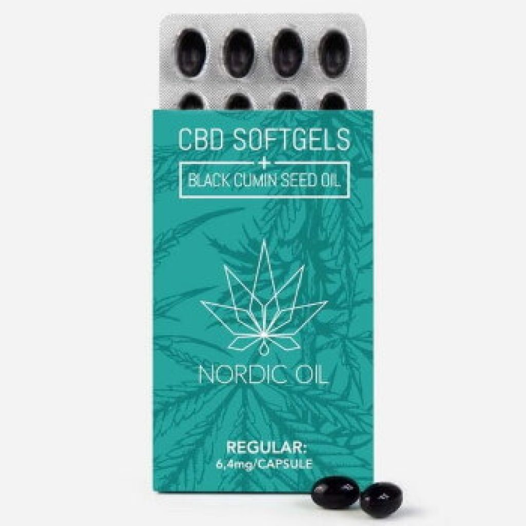 CBD Kapseln (384mg) - nordic oil