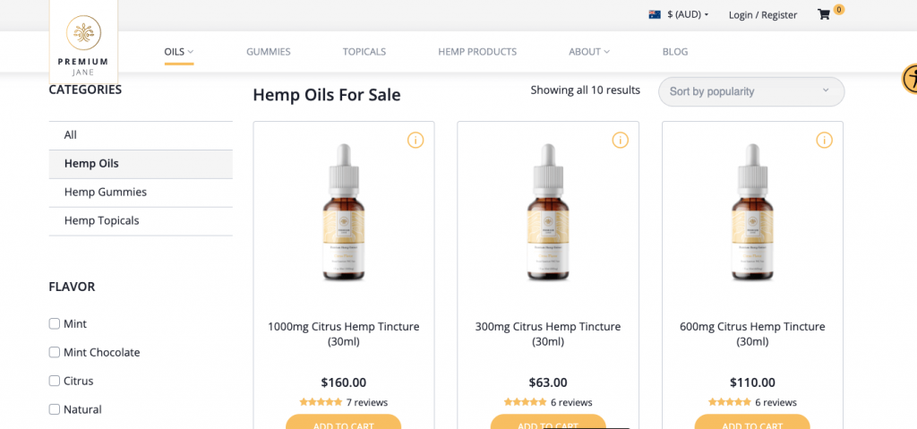 Premium Jane - Oils CBD