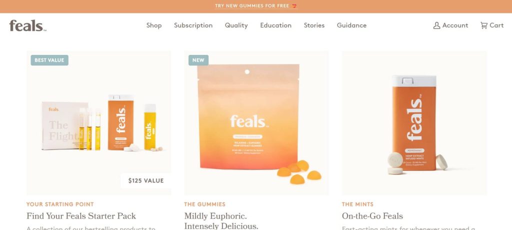 Feals - CBD Products
