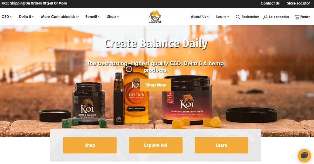 Koi CBD - Shop