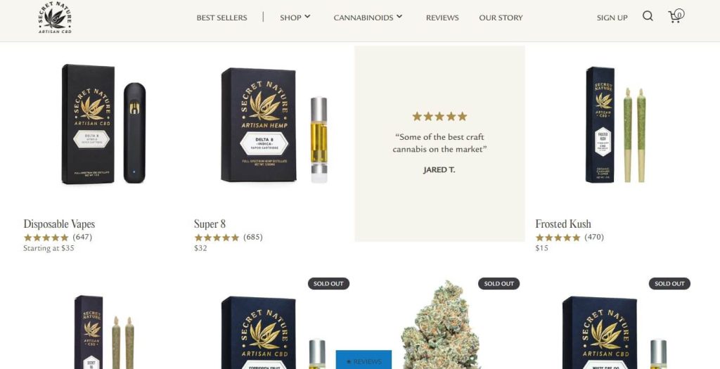 Secret Nature CBD - CBD Products