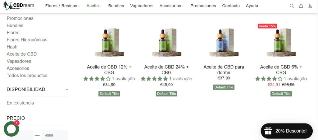 CBDream - Oil CBD (1)