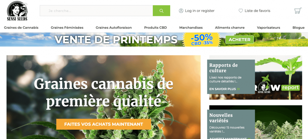 Sensi Seeds - Boutique