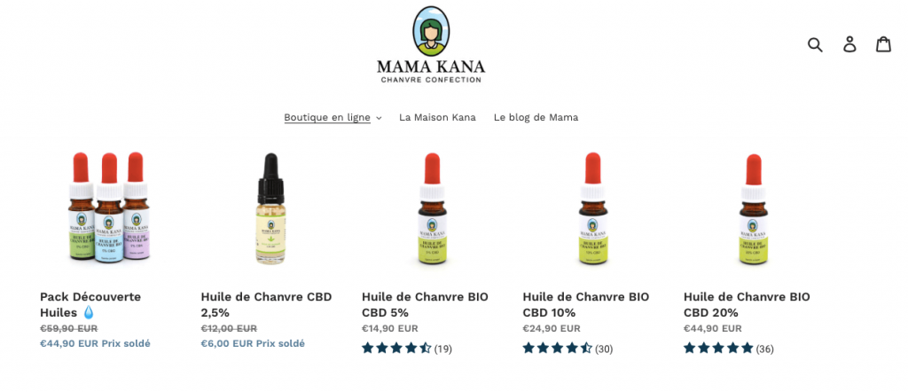 mama kana - huiles cbd