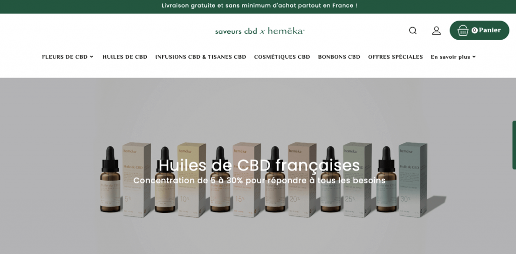 saveurs cbd - boutique