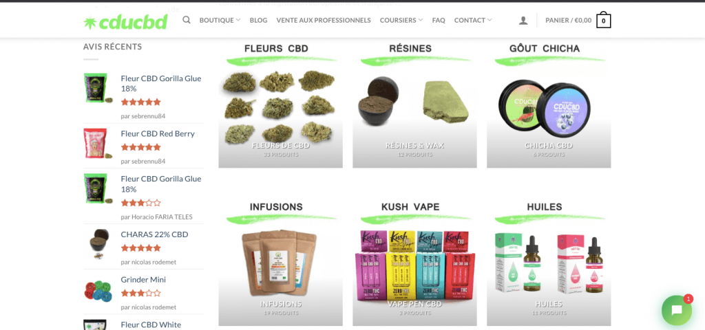 cducbd - produits cbd