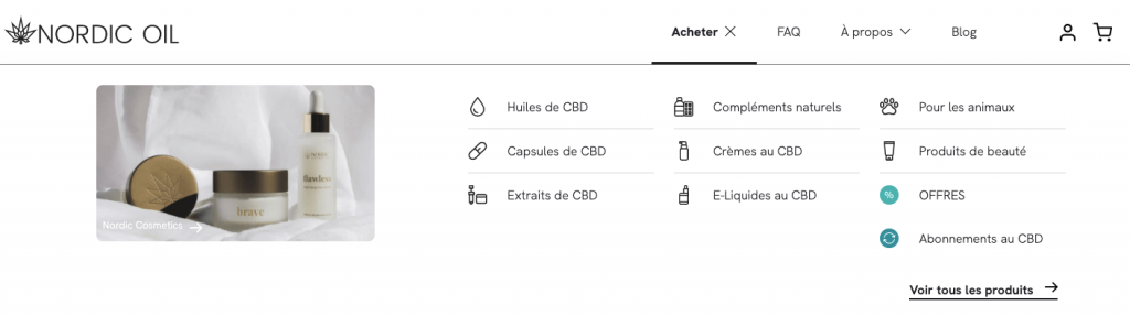 Nordic Oil - Gamme CBD