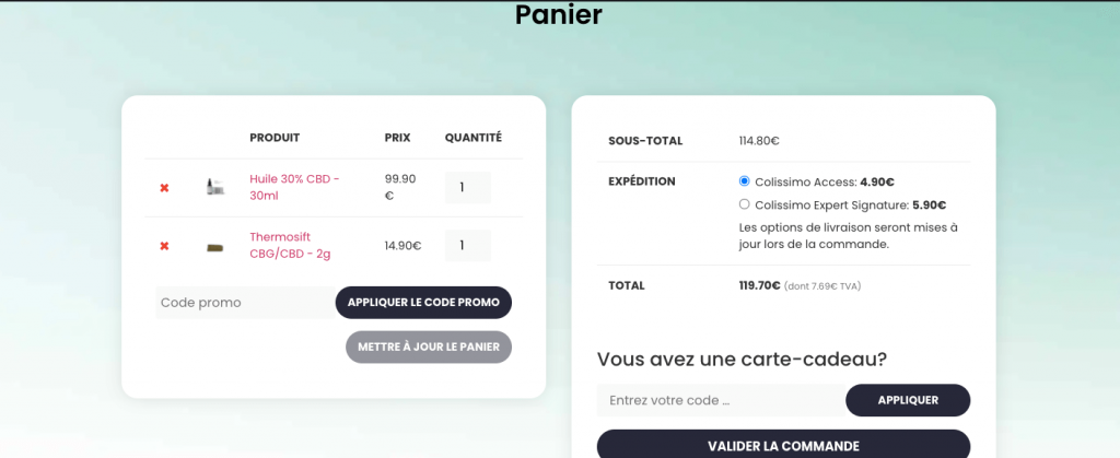 Kilogrammes - Panier