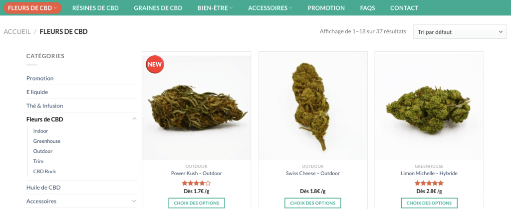 The Swiss Hemp - Fleurs CBD