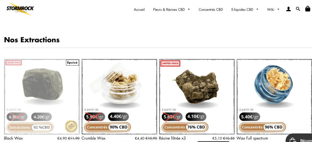 Stormrock - Extractions CBD