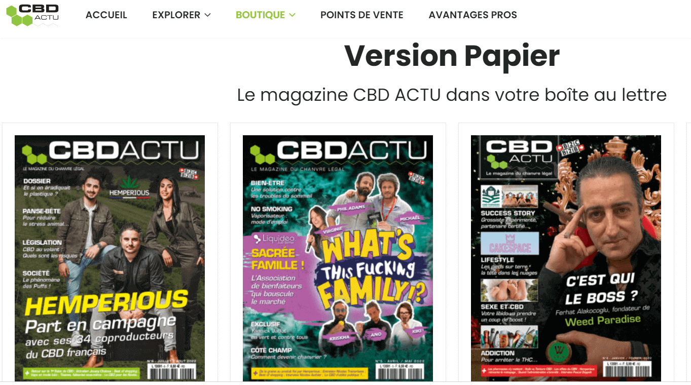 cbd actu