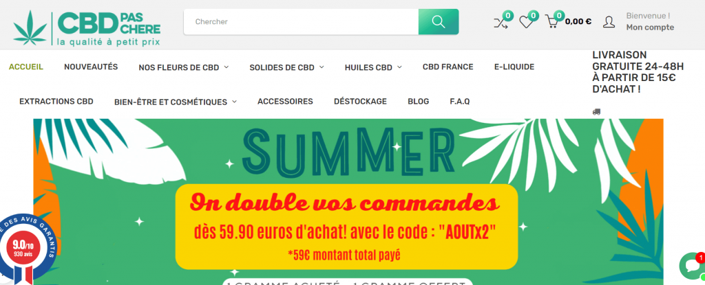 shopcbdpascherecom - Boutique