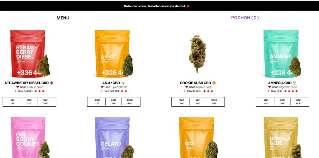 tealerlab -fleur cbd