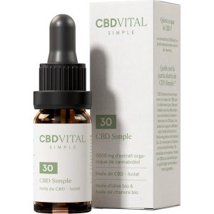 Huile de CBD pure Isolat 30% CBD-Vital