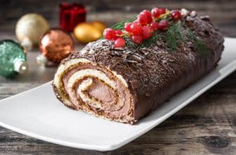 recette bûche de noël au CBD