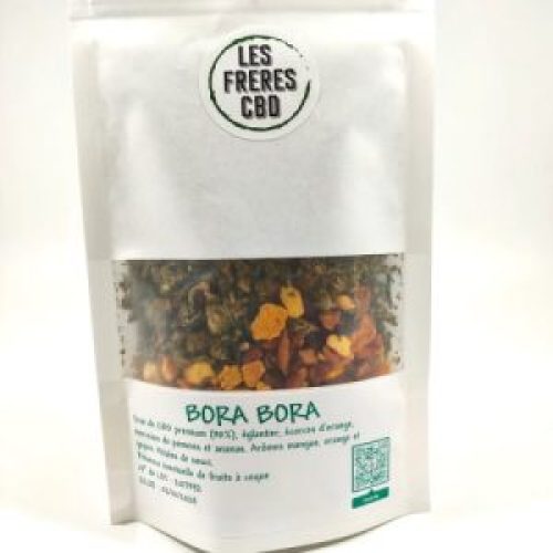 Infusion Bora Bora Les Frères CBD (0,08 € / g. de chanvre CBD)
