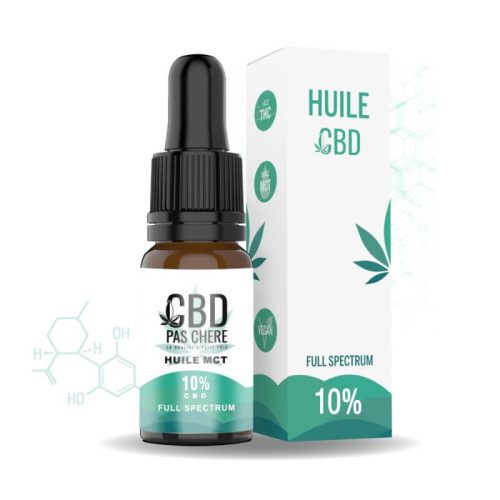 Huile CBD 10% la moins chère