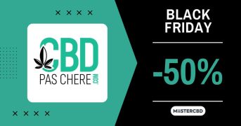CBDpaschere offre pour le Black Friday -50% de promo exclusive