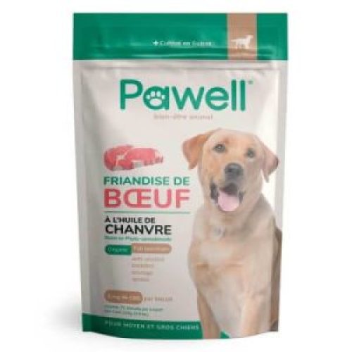 Friandises CBD pour moyen et grand chien Pawel
