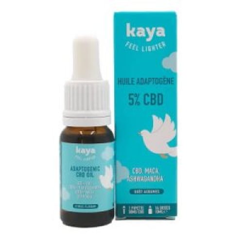 Huile adaptogène anti-stress 5 % CBD Kaya