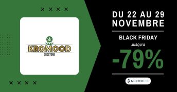Cela coûte presque rien : découvrez le CBD de KroMood pendant le Black Friday