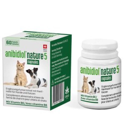 Les capsules au CBD pour chiens Anibidiol Nature (Virbac)