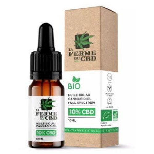Huile de CBD 10 % La Ferme du CBD