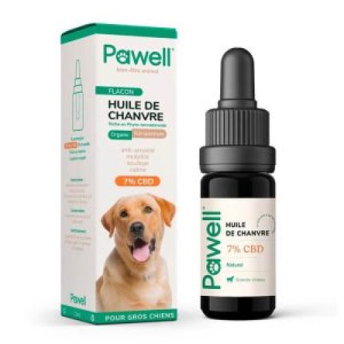 Huile CBD pour grand chien Pawell