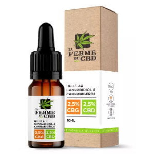 La Ferme du CBD : l'huile CBG combinée