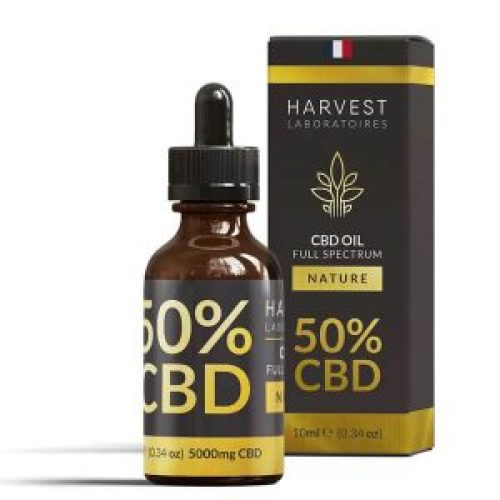 Huile de CBD 50 % (5000 mg.) Harvest Laboratoires