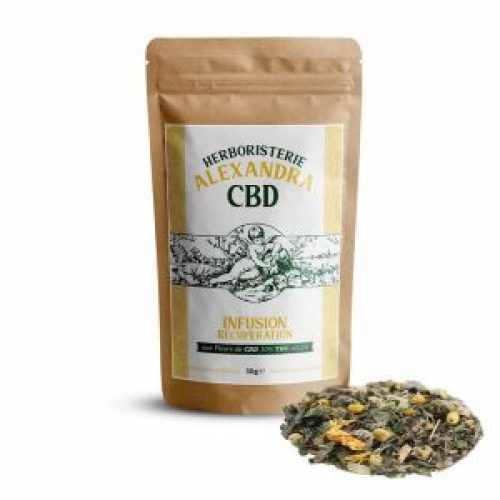 Infusion CBD Récupération Herboristerie Alexandra